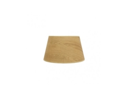 Pantalla Salma E27 Madera Clara 30dx22dx17h Conica Abierta