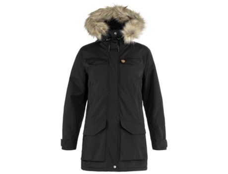 Casacos FJÄLLRÄVEN Parca Nuuk Preto XL Mulher