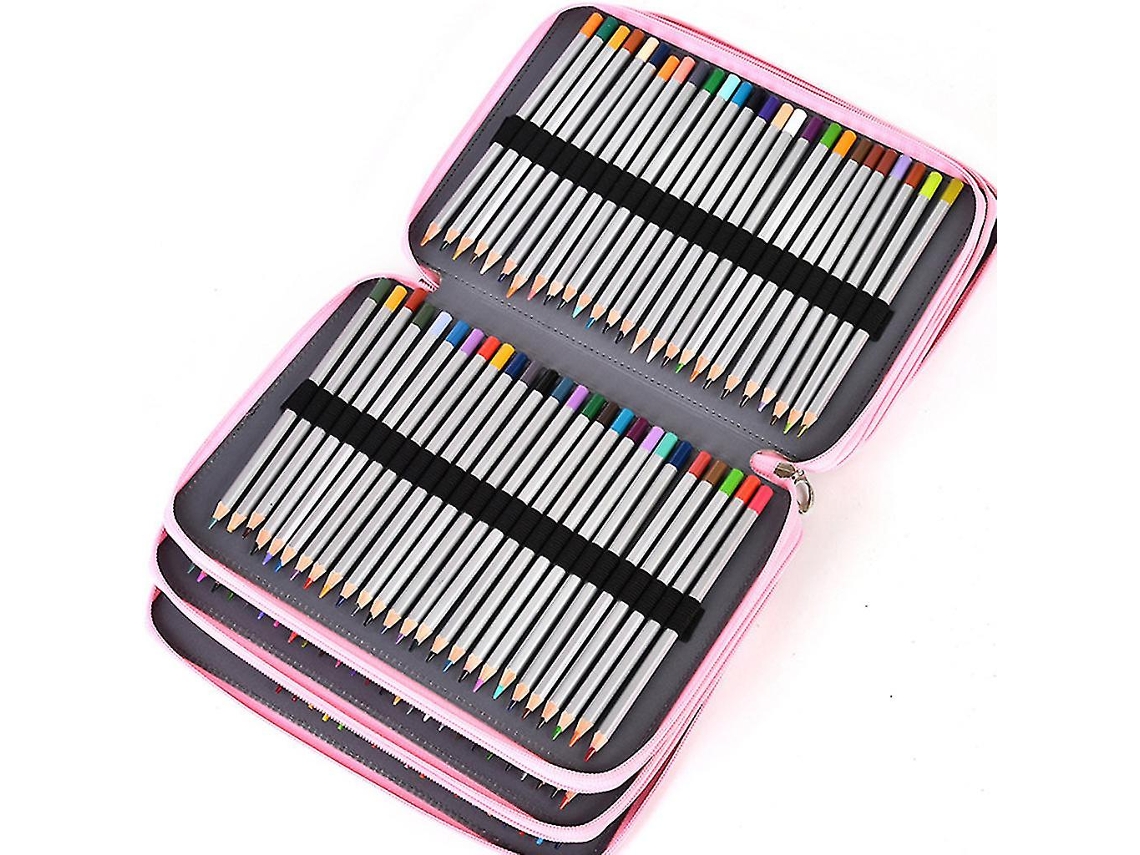 Estuche para lápices de dibujo, ideal como regalo para niños y estudiantes, con 252 compartimentos, estilo A de Gusshious.