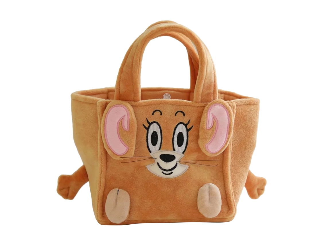 Bolsa De Almuerzo Portátil De Peluche Para Niños Con Forma De Ratón De Dibujos Animados Para Estudiantes.