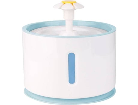Bebedero Automático para Gatos ESTORE (Blanco - 19 x 19 x 13 cm - 2.5 L - Plástico)