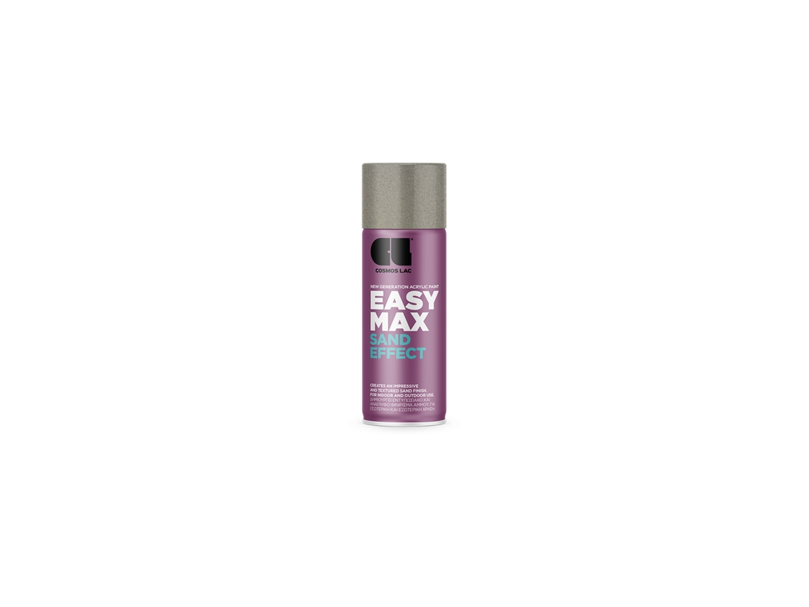 Esmalte de uñas Easy Max Spray Efecto Arena Cosmos Lac 400 ml (gris 941)