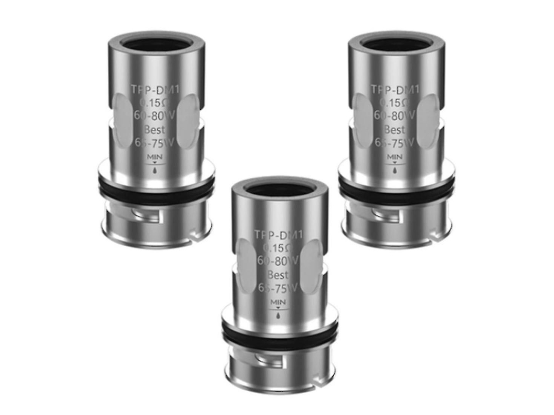 3 Resistencias De Malla Tpp Dm1 De 0,15 Ohmios, Bobina Dl De 60-80 W Para Drag 3, Drag X Plus, Drag Xs Pro Pod M