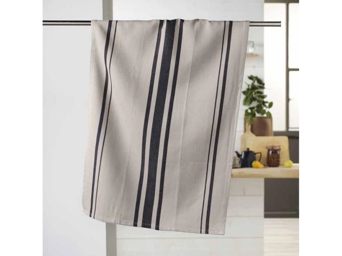 Comptoir Paño De Cocina De Tela De Algodón 50X70Cm Lino Precio De París Beige DOUCEUR D'INTERIEUR