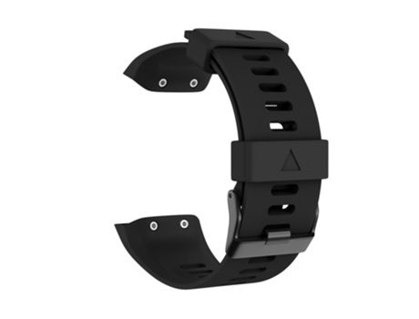 Correa Smartwatch para Garmin Forerunner 35 Silicona con Hebilla Negra (Negro)