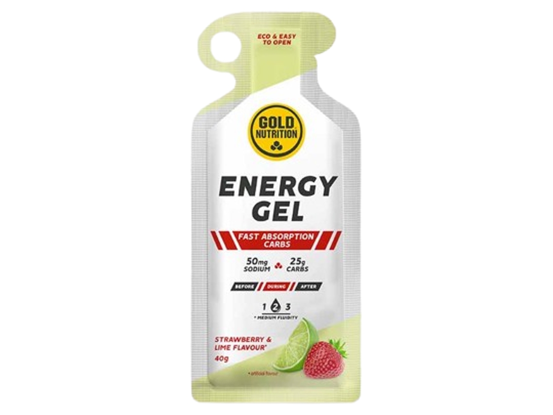 Energy Gel GOLD NUTRITION Fresa y Limón (40g)