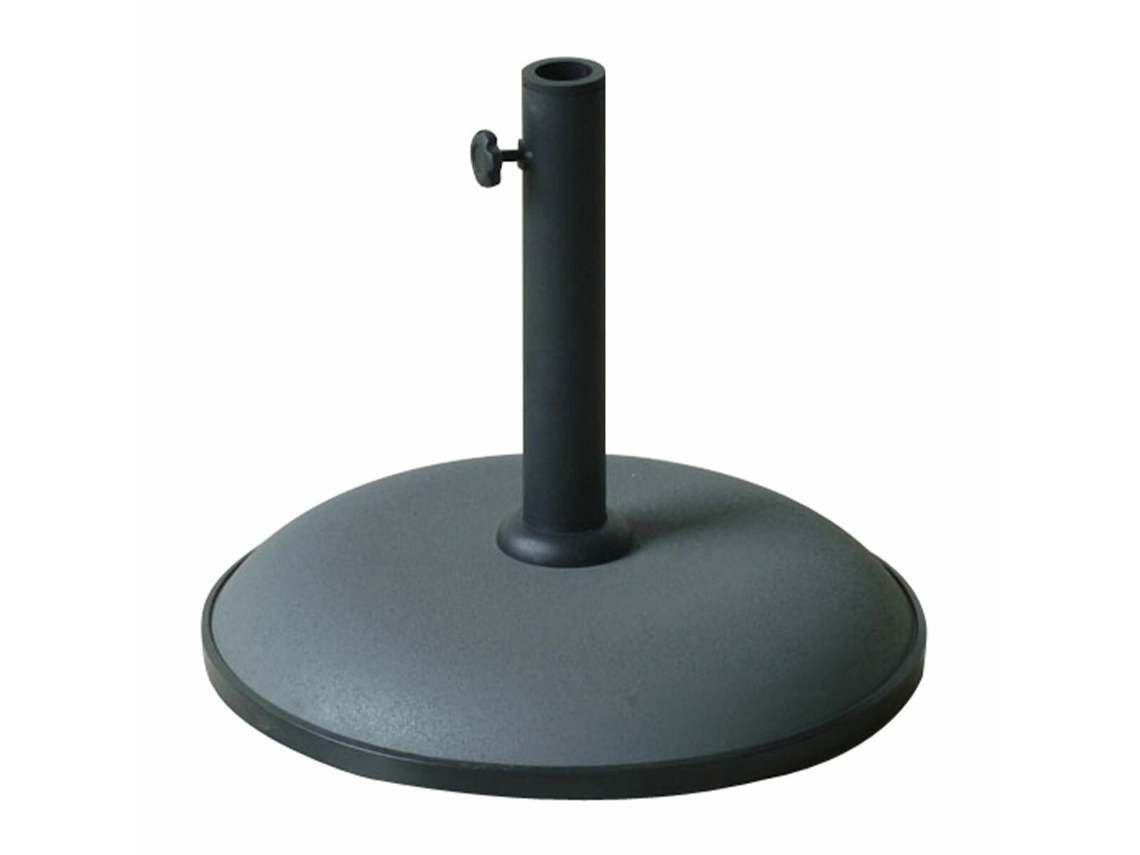 Base de sombrilla redonda Marbueno 41,5 x 35 cm 15 kg gris para jardín, piscina y terraza