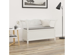 Lovely Home Banco 107X45X75,5 Cm Madera de Abeto Maciza Blanco