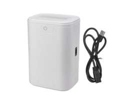 Mini deshumidificador doméstico, silencioso, blanco, con cable de carga USB. Sfushos