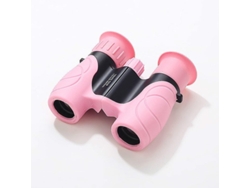 Binoculares 8x21 para niños, compactos, color rosa, para niñas y niños, para observar animales, paisajes y estrellas.