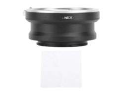 Adaptador De Lente Para Câmeras Nex E Series Com Foco Manual Em Liga De Alumínio