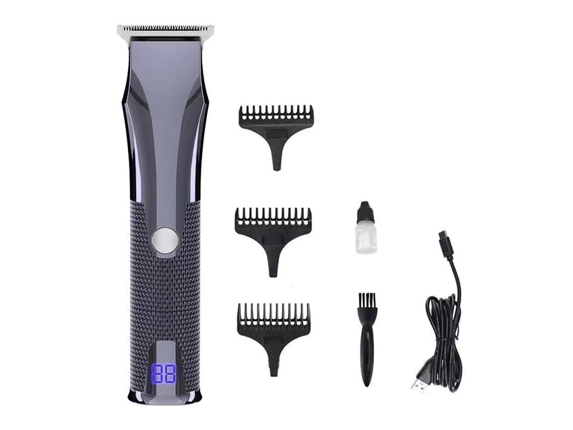 Kit De Barbero Para Hombre, Barbero Profesional Inalámbrico, 2 Piezas
