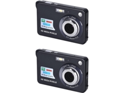 Mini Cámara De Video Digital Hd 2x Con Pantalla Y Estabilización De Imagen, De 2,7 Pulgadas.