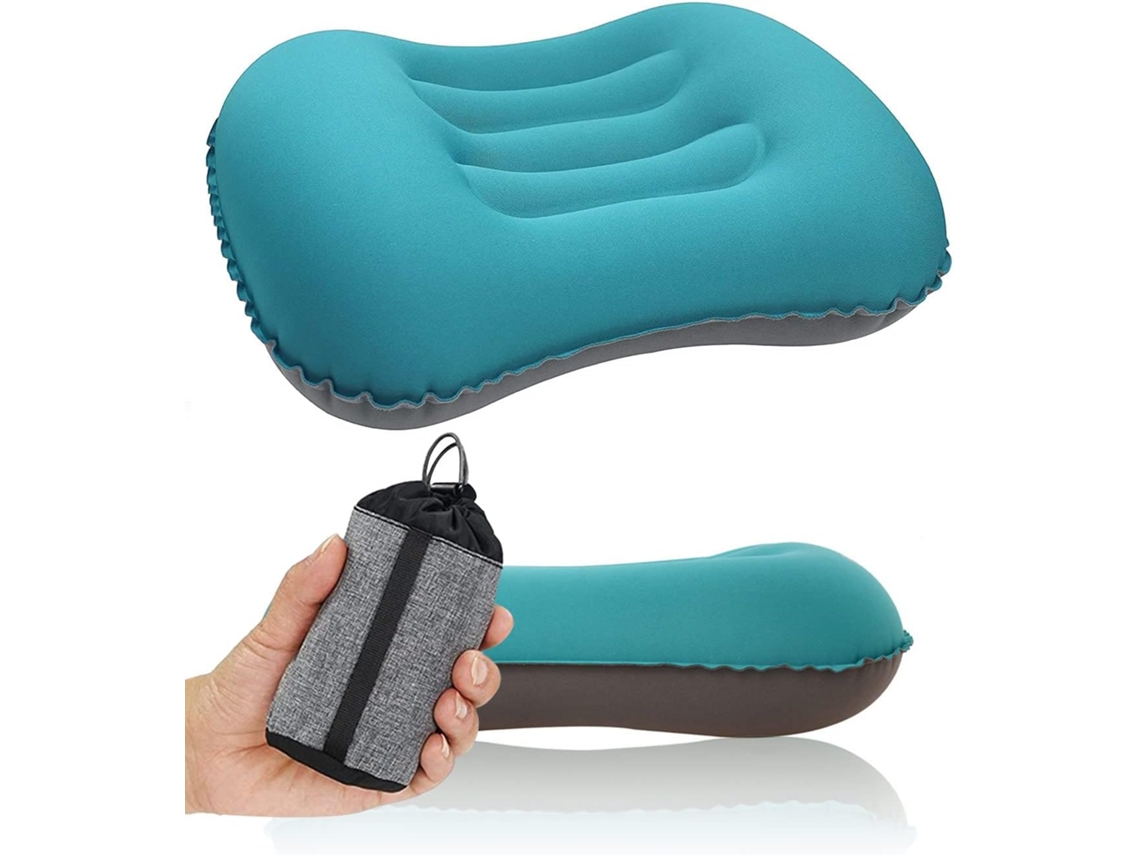 Almohada para dormir Kofihety ultraligera compacta viajes viscoelástico (18x10x10cm)