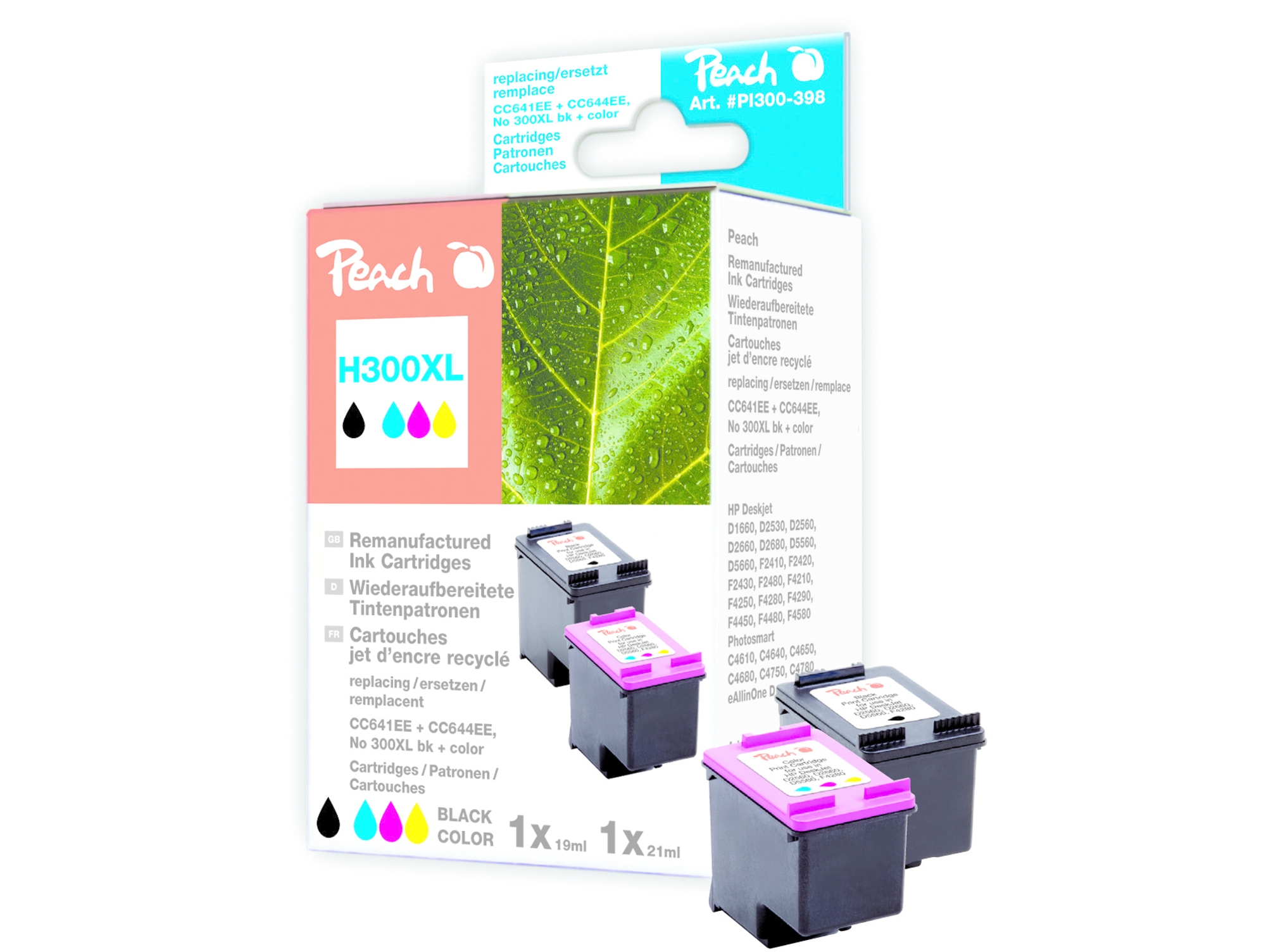 Cartucho de tinta PEACH 316257