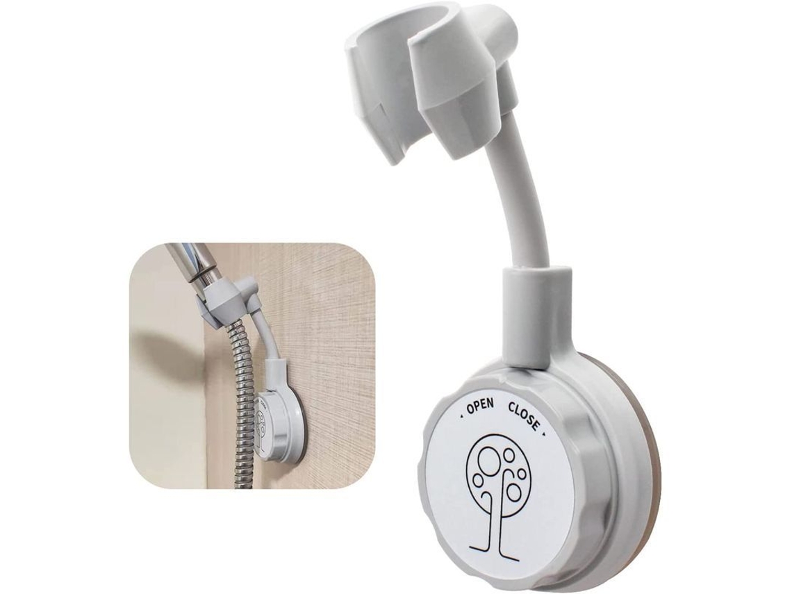 Soporte Para Ducha Con Ventosa Ajustable, Rotación De 360°, Instalación Sin Clavos, Interfaz Universal.