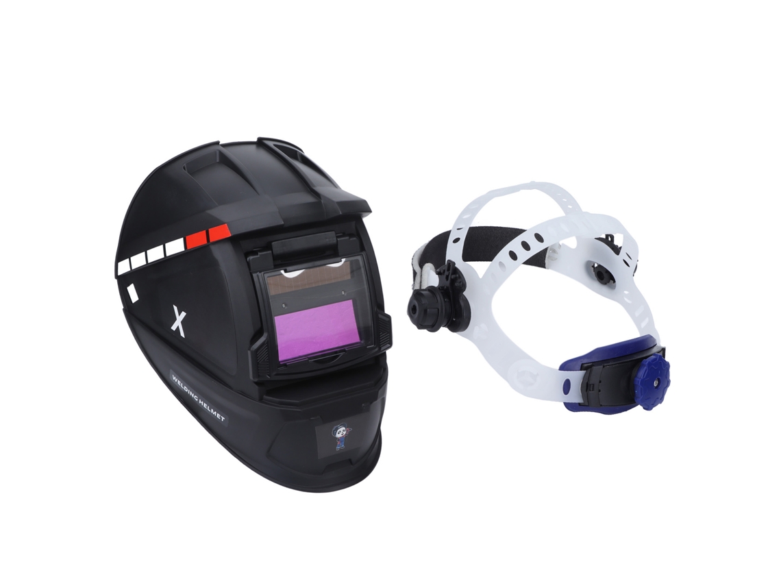 Casco De Soldadura Volteable Con Oscuridad Automática Capucha Frontal