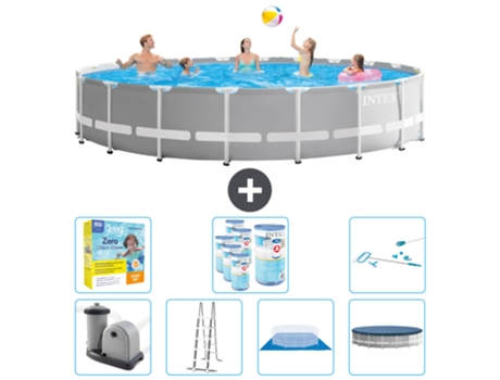 Piscina Tubular INTEX 26756GN-CB52 (32695 L - 610x132cm)