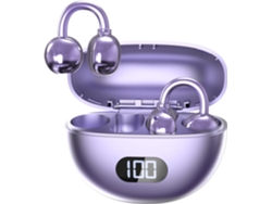 Auriculares Bluetooth 5.4 abiertos, auriculares con clip, resistentes al agua IPX7, Bluetooth inalámbricos HiFi, 18 horas de reproducción para Co Bisbisous