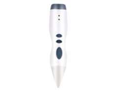Bolígrafo 3D para niños, bolígrafo de impresión a baja temperatura, seguro para niños, no compatible con ABS/PLA, color blanco Gusshious