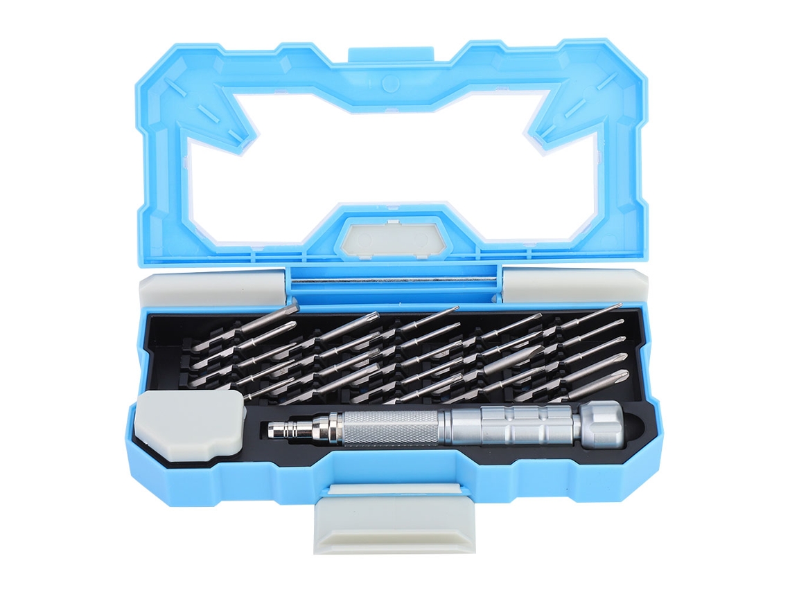 Juego Multifuncional De Tornillos De Precisión Con 23 Puntas, Kit De Herramientas Para Teléfonos Móviles Y Portátiles.