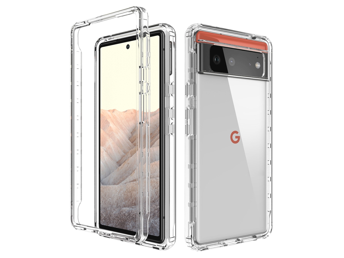 Capa De Celular Com Gradiente De Alta Transparência Para Googletransparente - Pixel 5a
