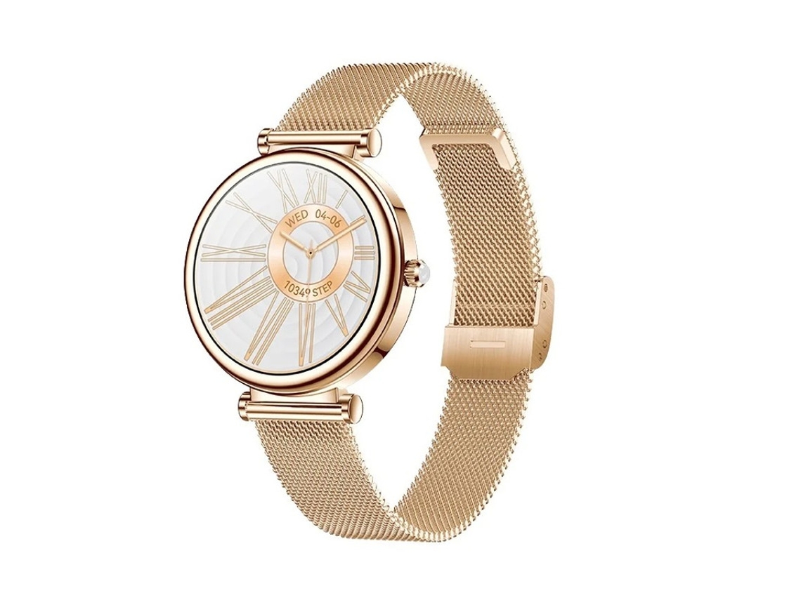 Reloj inteligente para mujer de 1,27 pulgadas, reloj de fitness con llamadas Bluetooth, monitorización de frecuencia cardíaca, sueño, SpO2 y estrés. Más Bestvite