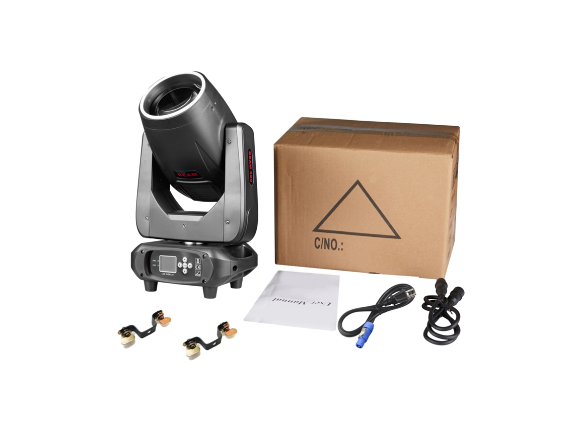 Luz móvil, control DMX, efectos versátiles, 1 luz, enchufe UE OEM