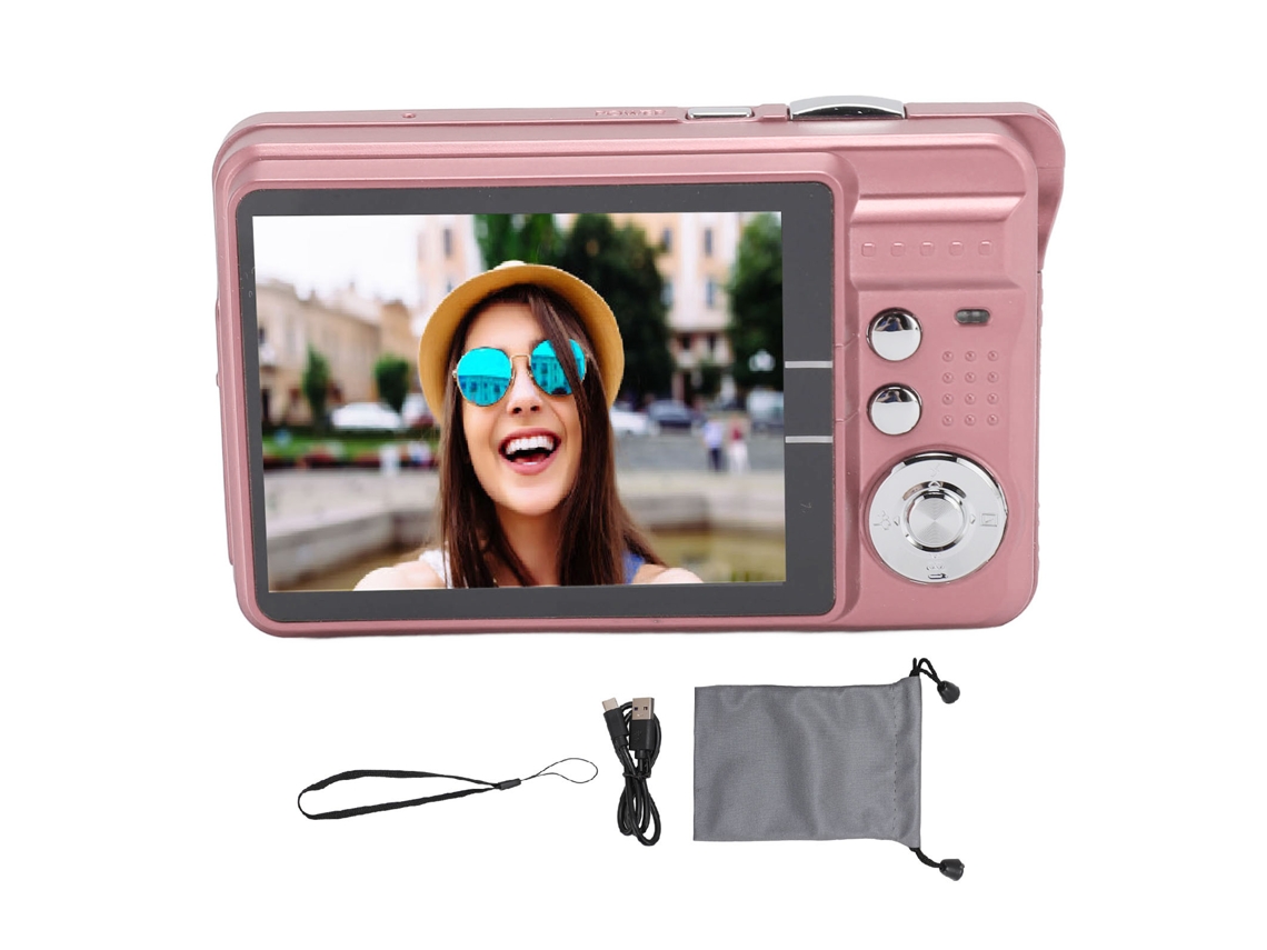 Cámara digital compacta 4K, cámara portátil para adolescentes, cámara de bolsillo para viajes.