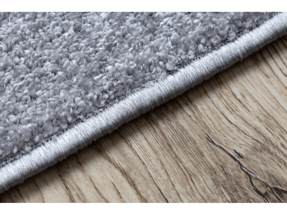 Alfombra de Pasillo Santa Fe Plata 92 Llanura Color Sólido (80 x 170 cm)