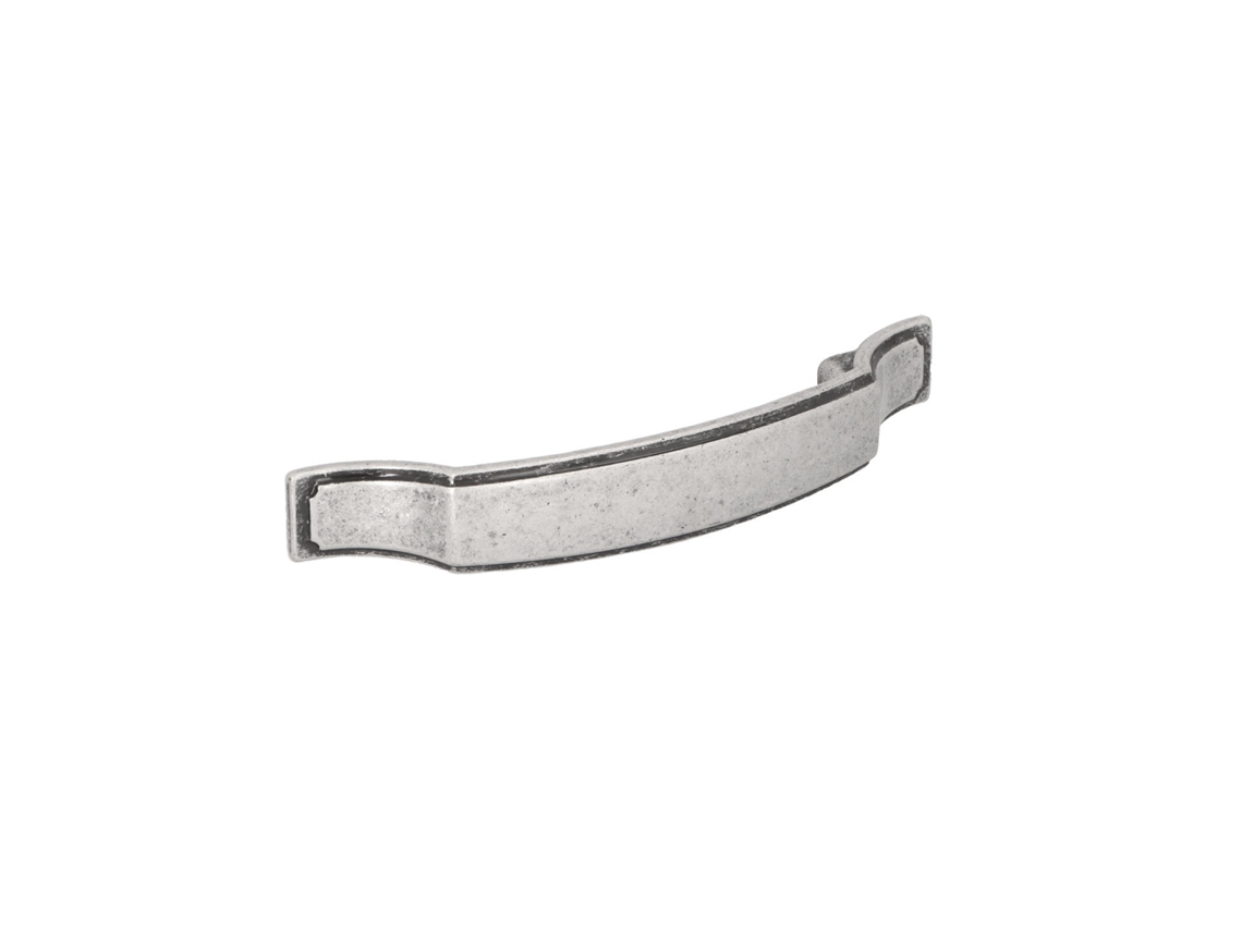 Tirador para mueble Aleación de zinc. Estilo clásico. Distancia entre ejes 96. Plata vieja brillo HARDWAREXCHANGE