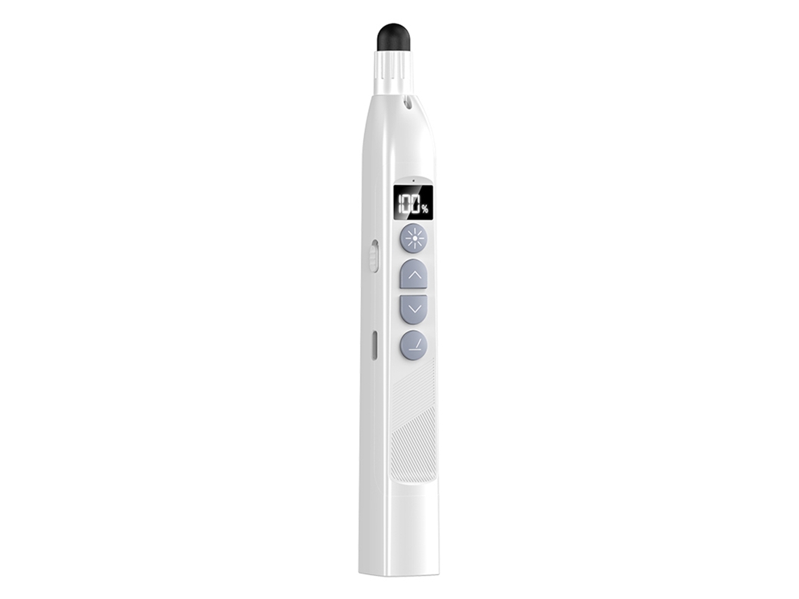 Puntero Láser Inalámbrico Con Varilla Retráctil Y Control Remoto Para Presentaciones De Powerpoint. Compatible Con Mac/windows.