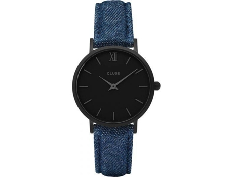 Reloj CLUSE Mujer (Piel - Azul)