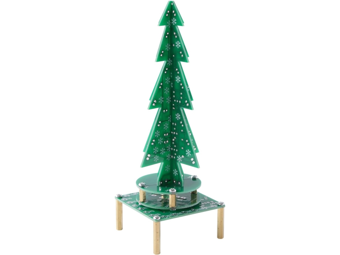 Kit De Montaje De Árbol De Navidad Led Musical Para Primens, Color Rgb.