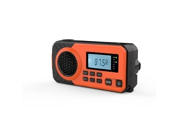 Radio Meteorológica De Emergencia Noaa, Radio Am/fm De Manivela Con Alerta Sos (naranja), Chrui