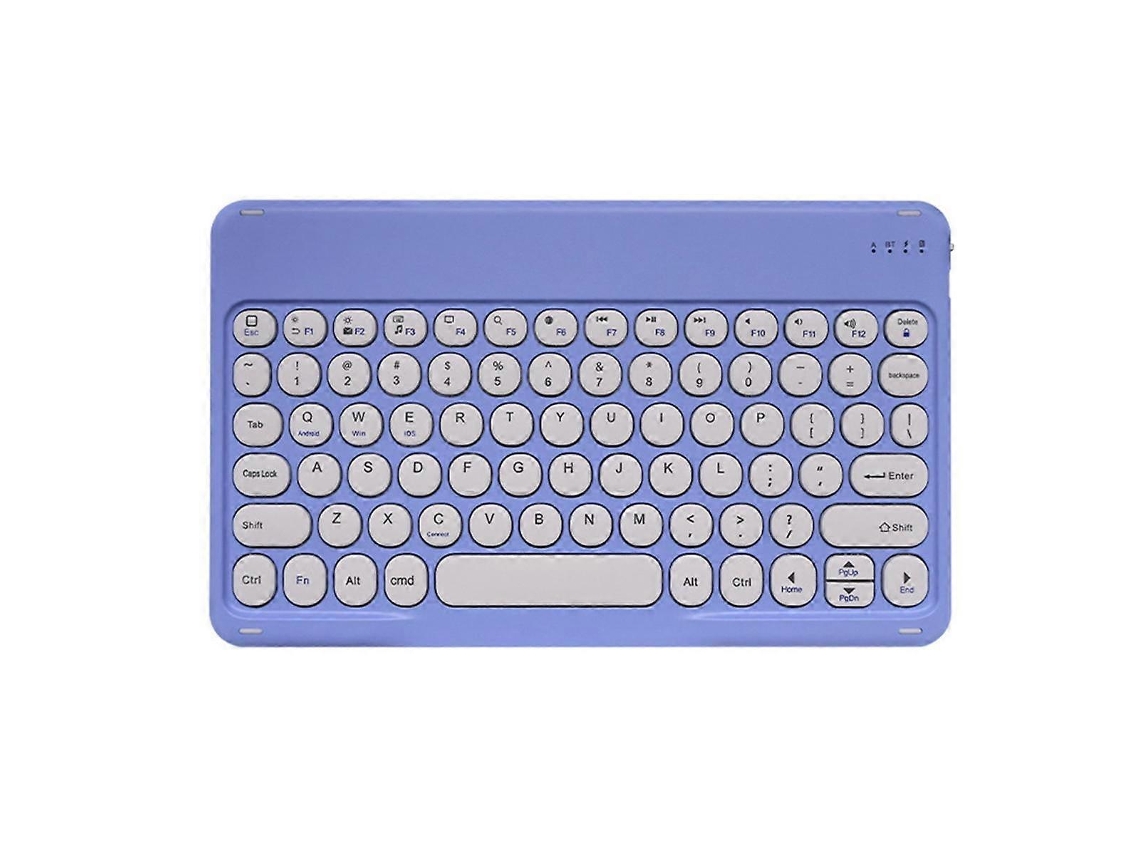 Teclado inalámbrico Bluetooth silencioso de 10 pulgadas con teclas redondas para tableta y portátil Everley891