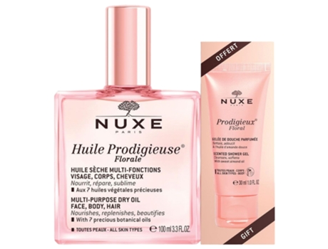 Huile Prodigieuse Florale 100 Ml Gel de Ducha Prodigieux Floral 30 Ml Gratis NUXE