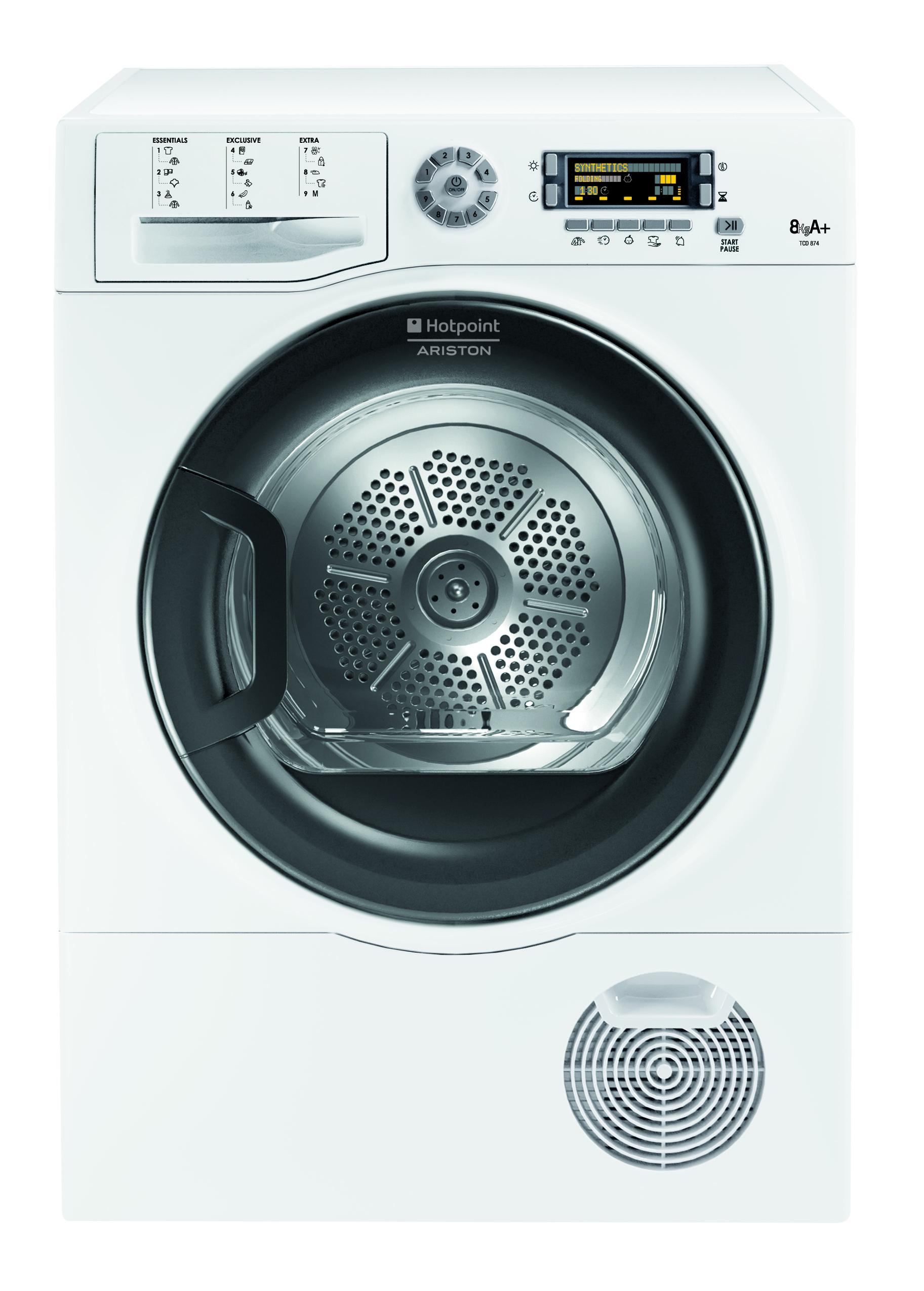 Secadora Hotpoint 874 6h1 eu bomba de calor 8kg clase 8 blanco ariston f081611 tcd8746h1 tcd8746h1eu