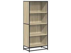 Estantería exclusiva de madera de roble de Sonoma Maison (60 x 35 x 139 cm)