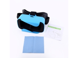 Auriculares Vr Lentes 3d Con Correa Ajustable Para Smartphone De 4.7-6.0 Pulgadas Azul
