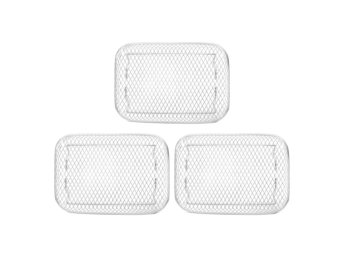 Estante Para Freidora De Acero Inoxidable De 3 Niveles, Estantes Apilables, Accesorios De Cocina