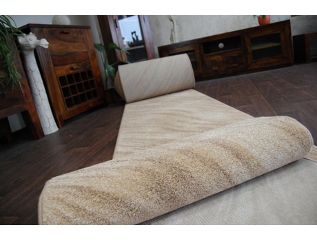 Alfombra de Pasillo Karmel Fryz - Saka Beige 80 cm