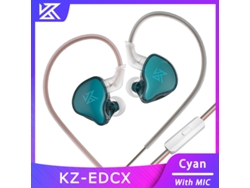 Auriculares Estéreo Con Sonido Envolvente (azules Con Micrófono), Auriculares Intrauditivos Hifi Con Cancelación De Ruido Y Graves Profundos.