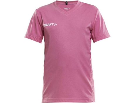 Camiseta de Hombre para Fútbol CRAFT Squad Solid Rosa (10/12 Años)
