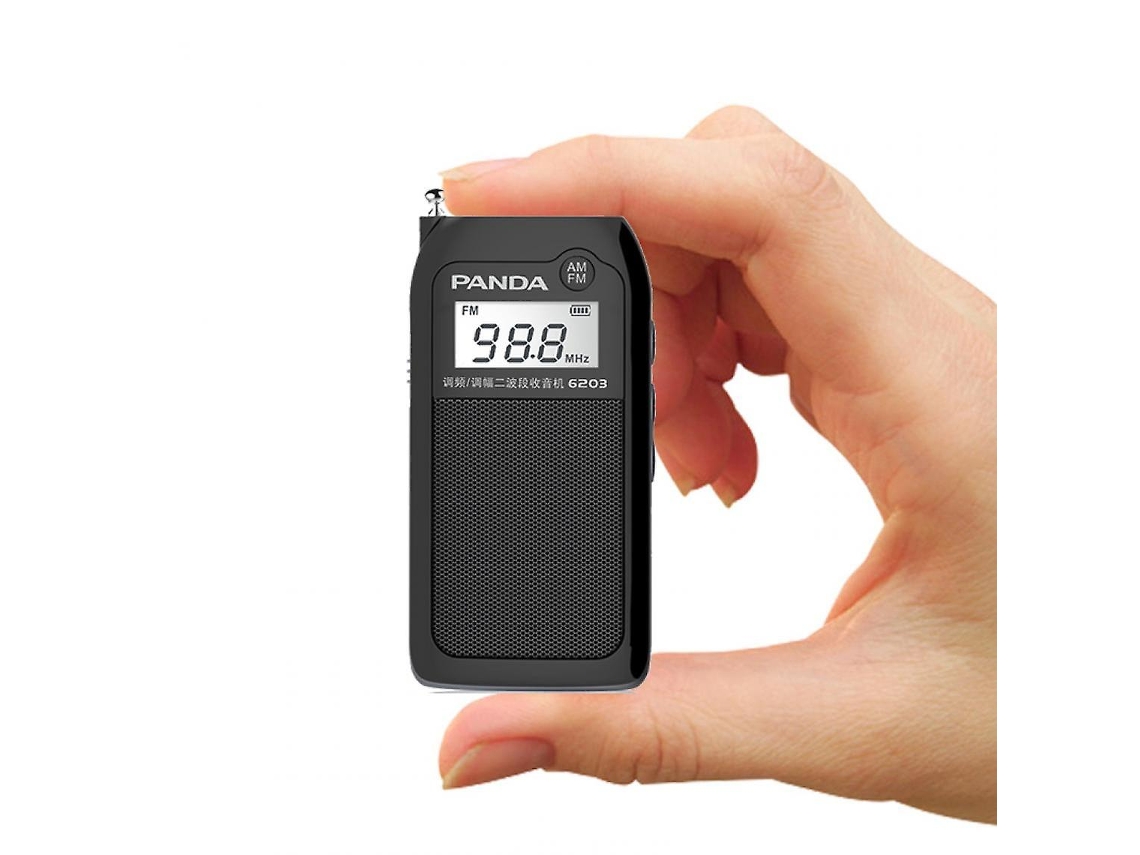 Radio FM/AM, Radio de doble banda, Antenas, Emisoras, Receptores digitales, Radio, Reproductores de música MP3/WMA, Minialtavoces Ushion (Negro)