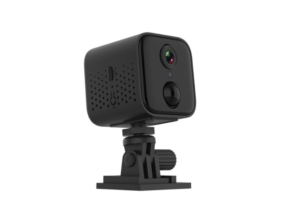 Cámara de seguridad para el hogar Wifi DVR con detección de movimiento y visión nocturna Yizhood (negra)