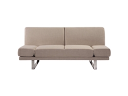 Sofá cama BELIANI York de Poliéster Beige 190x89x81