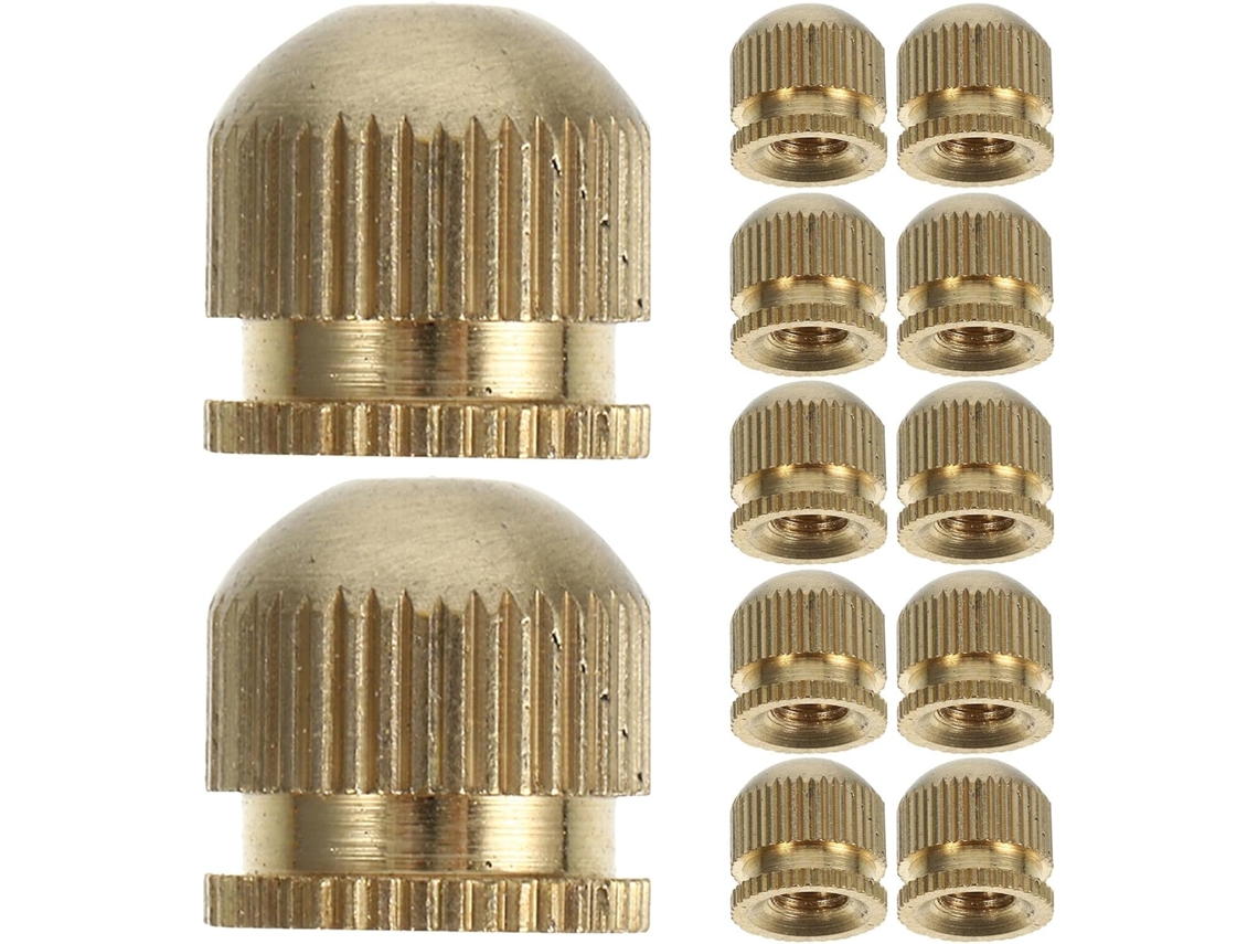 Juego De 12 Tuercas De Tornillo De Cobre Puro M4 Para Lámparas De Techo, Tapas