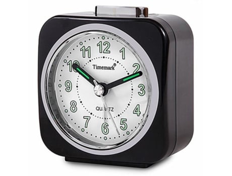 Reloj de Mesa TIMEMARK Negro (9 x 8 x 5 cm)