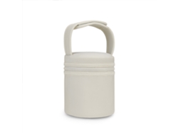 Bolsa impermeable para biberones con control de temperatura constante para extractores de leche, ideal para mamás y bebés en movimiento. Yunzii en blanco roto.